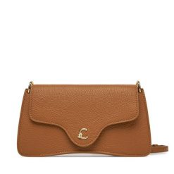Torebka Coccinelle. Brązowe listonoszki Coccinelle, bez wzorów, bez dodatków. Za 589.99 zł.