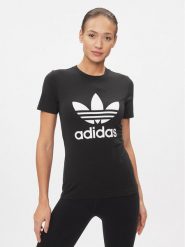 Adidas T-Shirt adicolor Classics Trefoil GN2896 Czarny Standard Fit. Czarne t-shirty Adidas, bez wzorów, z bawełny, bez kołnierzyka, bez ramiączek. Za 79.99 zł.