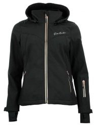 Peak Mountain Kurtka softshellowa "Amaleo" w kolorze czarnym rozmiar: XXL. Czarne kurtki sportowe Peak Mountain, m, bez wzorów, bez kaptura, outdoorowe. Za 268.55 zł.