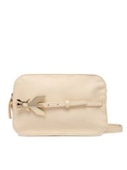 Patrizia Pepe Torebka 8B0328/L162-W405 Écru. Listonoszki Patrizia Pepe, bez wzorów, ze skóry, bez dodatków. Za 1,309.00 zł.