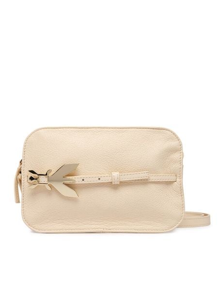 Patrizia Pepe Torebka 8B0328/L162-W405 Écru. Listonoszki Patrizia Pepe, bez wzorów, ze skóry, bez dodatków. Za 1,309.00 zł.