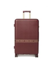 Nine West Walizka duża CEO-NW-L-002-10 Bordowy. Czerwone walizki Nine West, bez wzorów, duże. Za 399.99 zł.