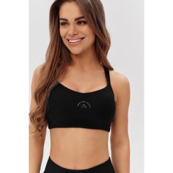 Stanik sportowy treningowy fitness Rough Radical Sports Bra Wellness. Czarne bielizna sportowa ROUGH RADICAL, l, bez wzorów. W wyprzedaży za 118.92 zł.