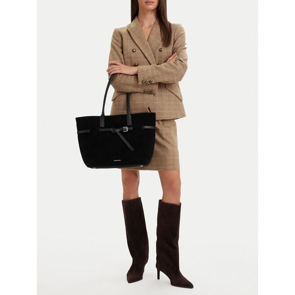 Torebka GINO ROSSI. Czarne shopper Gino Rossi, bez wzorów, bez dodatków. Za 459.99 zł.