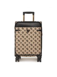 Guess Walizka kabinowa TWLP96 27983 Czarny. Brązowe walizki Guess, z aplikacjami. Za 519.99 zł.