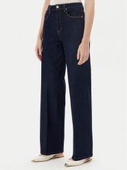 Guess Jeansy W5YA1A D5PW1 Granatowy Wide Leg. Niebieskie jeansy Guess, z aplikacjami. Za 509.99 zł.
