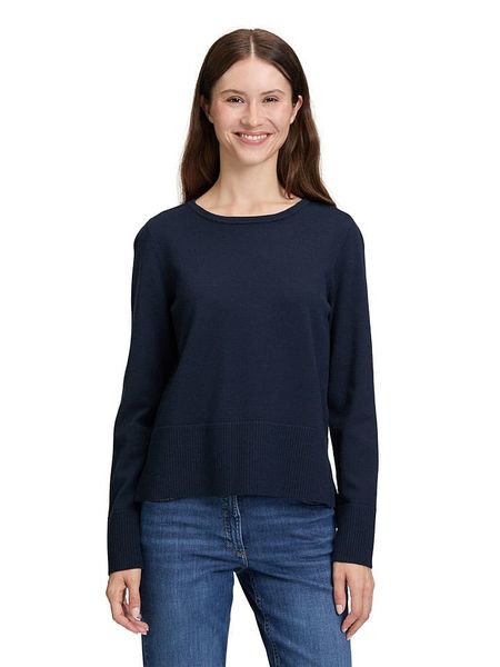 Betty Barclay Sweter w kolorze granatowym rozmiar: 44. Niebieskie swetry Betty Barclay, bez wzorów, bez ramiączek. Za 109.26 zł.