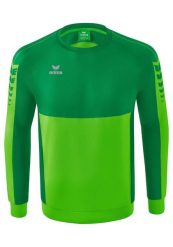 Bluza Erima Six Wings zielona junior. Zielone bluzy Erima, bez wzorów, z bawełny, bez kaptura. Za 267.99 zł.