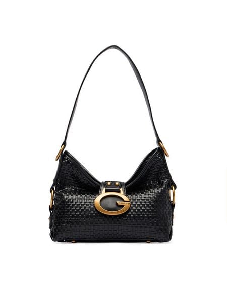 Guess Torebka Camden Mini HWWW93 08720 Czarny. Czarne torebki klasyczne Guess, z aplikacjami, ze skóry, bez dodatków. Za 584.99 zł.