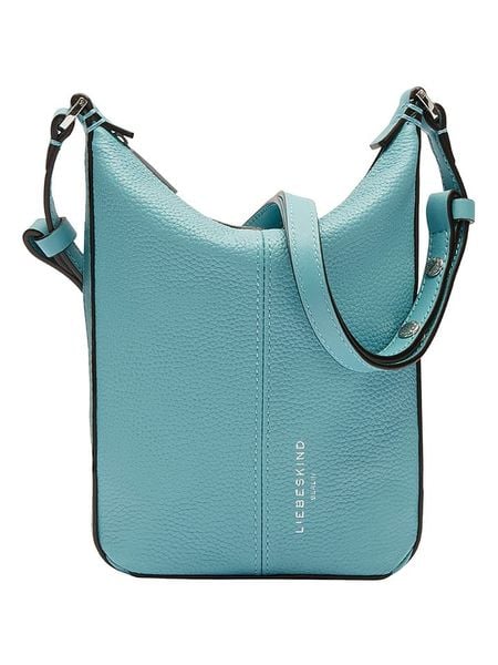 Liebeskind Berlin Skórzana torebka w kolorze błękitnym - 18 x 27 x 9 cm rozmiar: onesize. Niebieskie torby na ramię Liebeskind Berlin, bez wzorów, z materiału, na ramię, bez dodatków. Za 307.46 zł.