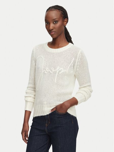 JOOP! Sweter 263Kn32Korin 30103314 Kremowy Slim Fit. Białe swetry Joop!, bez wzorów, z syntetyku, bez ramiączek. Za 647.99 zł.