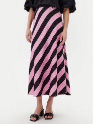 LOLA CASADEMUNT Spódnica midi LS2508003 Różowy Regular Fit. Czerwone spódnice LOLA CASADEMUNT, m, bez wzorów, z syntetyku, midi. Za 229.99 zł.