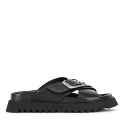 Klapki G-Star Raw. Czarne klapki G-Star Raw, bez wzorów, bez obcasa. Za 399.99 zł.