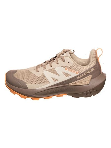SALOMON Buty trekkingowe "Elixir Activ" w kolorze jasnobrązowym rozmiar: 38 2/3. Brązowe trekkingi Salomon, z materiału, outdoorowe. Za 247.40 zł.