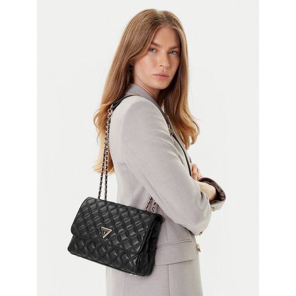 Torebka Guess. Czarne torebki klasyczne Guess, z aplikacjami, bez dodatków. Za 420.99 zł.