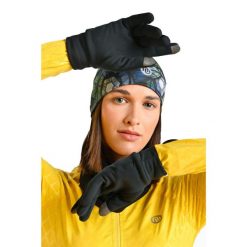 Rękawiczki termoaktywne do biegania Unisex Nessi Sportswear Pro. Czarne rękawiczki NESSI SPORTSWEAR, bez wzorów, sportowe. Za 249.00 zł.