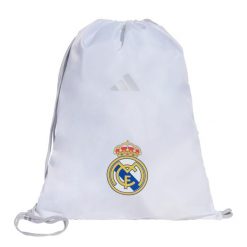 Torba Real Madrid Home Gym Sack. Białe torby na ramię Adidas, bez wzorów, z materiału, sportowe, na ramię, bez dodatków. Za 89.95 zł.
