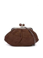 Weekend Max Mara Torebka 2615511014650 Brązowy. Brązowe torebki klasyczne Weekend Max Mara, bez wzorów, ze skóry, bez dodatków. Za 1,169.00 zł.