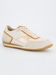 Paul Green Skórzane sneakersy w kolorze beżowo-pomarańczowym rozmiar: 42. Brązowe trampki Paul Green, bez wzorów, bez zapięcia. Za 428.07 zł.