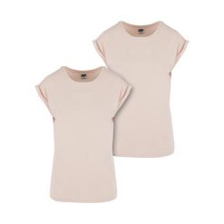 Koszulka damska Urban Classics extended shoulder (x2). Czerwone koszulki sportowe Urban Classics, bez wzorów, bez ramiączek. Za 149.50 zł.