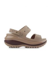 Crocs Sandały "Mega Crush" w kolorze beżowym rozmiar: 42/43. Brązowe sandały Crocs, bez wzorów, klasyczne, z otwartym noskiem, bez obcasa, na platformie, bez zapięcia. Za 149.31 zł.