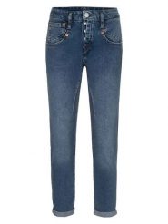 Herrlicher Dżinsy "Shyra" - Regular fit - w kolorze granatowym rozmiar: W25. Niebieskie jeansy Herrlicher, bez wzorów. Za 217.99 zł.