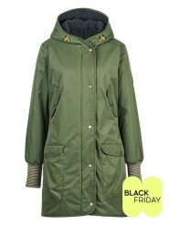 Finside Dwustronna parka zimowa "Suomukka" w kolorze zielonym rozmiar: 36. Zielone parki Finside, na zimę, s, bez kaptura. Za 480.90 zł.