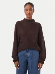BOSS Sweter Fewena 50564438 Brązowy Relaxed Fit. Brązowe swetry Boss, xl, bez wzorów, z syntetyku, bez ramiączek. Za 849.99 zł.