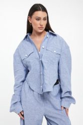 Koszula damska Luna Air MMC STUDIO. Koszule MMC STUDIO, uniwersalny, bez wzorów, bez kołnierzyka, bez ramiączek. Za 1,199.00 zł.