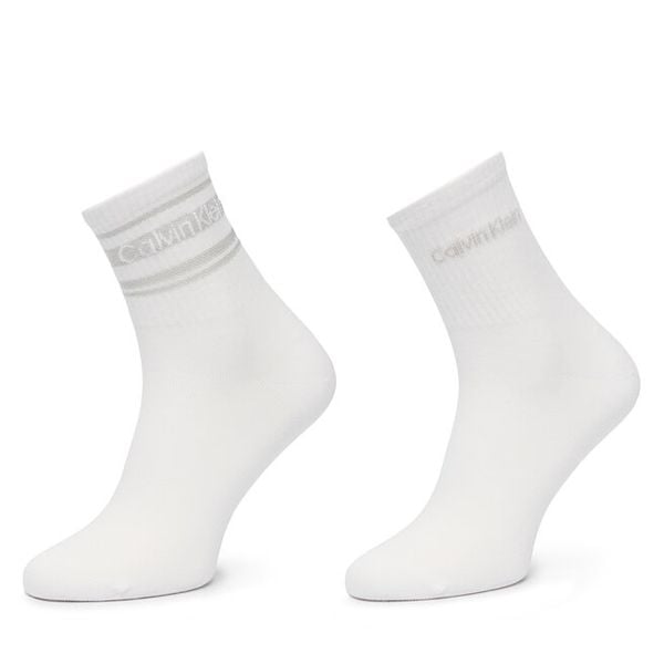 Skarpety długie Calvin Klein. Białe skarpety Calvin Klein, bez wzorów. Za 64.99 zł.