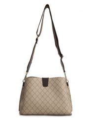 Lucky Bees Torebka w kolorze kremowo-brązowym - 33 x 20 x 12 cm rozmiar: onesize. Brązowe torby na ramię Lucky Bees, bez wzorów, z materiału, na ramię, bez dodatków. Za 131.12 zł.