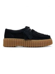 Clarks Skórzane trzewiki "Torhill Bee" w kolorze czarnym rozmiar: 36. Czarne półbuty sznurowane Clarks, bez wzorów, ze skóry, eleganckie, bez obcasa, bez zapięcia. Za 264.15 zł.