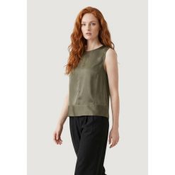 Stanik opaska Kobieta ONLY Onldorsi Aris Sl Loose Top Wvn Cc. Zielone bielizna sportowa Only, m, bez wzorów, z wiskozy. Za 158.50 zł.