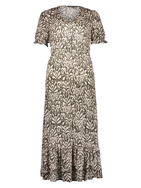ONLY Sukienka w kolorze khaki rozmiar: S. Brązowe sukienki Only, na imprezę, s, bez wzorów, z wiskozy, klasyczne, bez kołnierzyka, bez ramiączek, midi. Za 124.95 zł.