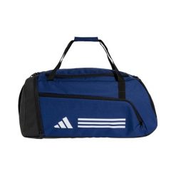 Torba Duffle adidas Essentials 3-Stripes Medium. Białe torby na ramię Adidas, bez wzorów, z materiału, sportowe, na ramię, bez dodatków. Za 188.20 zł.