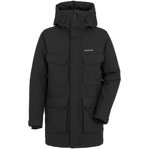 Parka Didriksons Drew. Czarne parki Didriksons, na jesień, sportowe, bez kaptura. Za 860.99 zł.