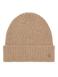 Tommy Hilfiger Czapka AW0AW16623 Beżowy. Brązowe czapki TOMMY HILFIGER, bez wzorów, z kaszmiru. Za 369.99 zł.