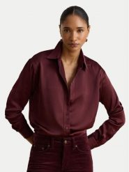 LAUREN RALPH LAUREN Koszula 200B27610008 Bordowy Relaxed Fit. Czerwone koszule Lauren Ralph Lauren, xs, bez wzorów, z syntetyku, bez kołnierzyka, bez ramiączek. Za 769.99 zł.