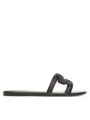 Melissa Klapki Melissa M Slide Ad M 36148 Czarny. Czarne klapki Melissa, bez wzorów, z tworzywa sztucznego, bez obcasa. Za 199.99 zł.