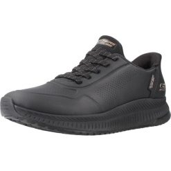 Buty SKECHERS 117740S Czarny. Czarne trekkingi Skechers, z materiału, trekkingowe. Za 299.99 zł.