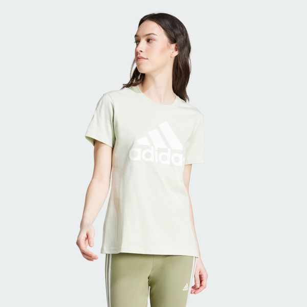 Koszulka Essentials Logo. Brązowe bluzki Adidas, xs, bez wzorów, sportowe, bez kołnierzyka, bez ramiączek. Za 129.00 zł.
