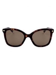 Polaroid Damskie okulary przeciwsłoneczne w kolorze brązowo-jasnobrązowym rozmiar: 53. Brązowe okulary przeciwsłoneczne Polaroid, bez wzorów, z tworzywa sztucznego. Za 179.95 zł.