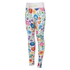 Legginsy sportowe damskie EXTREME HOBBY FOLK 2. Białe legginsy EXTREME HOBBY, s, bez wzorów, z elastanu. Za 229.00 zł.
