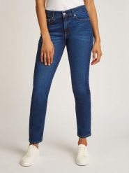 CALVIN KLEIN JEANS Dżinsy - Slim fit - w kolorze granatowym rozmiar: W34/L32. Niebieskie jeansy Calvin Klein Jeans, l, z aplikacjami. Za 262.91 zł.