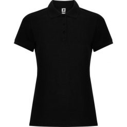 Damska Koszulka Polo Pegaso Premium Z Krótkim Rękawem. Czarne koszulki polo ROLY, bez wzorów, bez ramiączek. Za 64.99 zł.