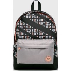 Roxy - Plecak. Czarne plecaki Roxy, bez wzorów, z materiału. W wyprzedaży za 99.90 zł.