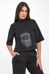 Bluza damska z krótkim rękawem SPORTALM. Bluzy Sportalm, bez wzorów, bez kaptura. Za 1,189.00 zł.