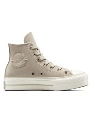 Converse Skórzane sneakersy "Chuck Taylor All Star Lift Platform" w kolorze beżowym rozmiar: 42. Brązowe trampki Converse, bez wzorów, za kostkę, bez zapięcia. Za 267.45 zł.