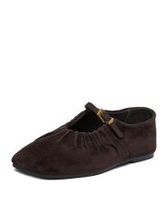 Gino Rossi Baleriny CEO-ADI-LT959S-Y2 Brązowy. Brązowe baleriny Gino Rossi, bez wzorów, ze skóry, bez obcasa. Za 249.99 zł.