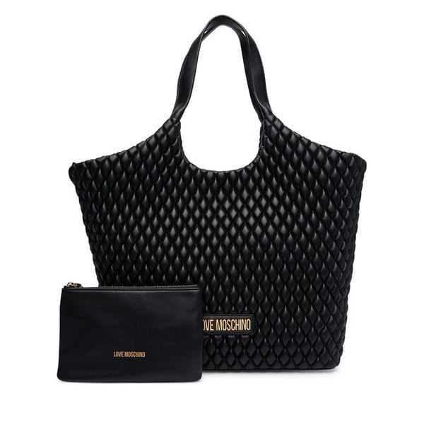 Torebka LOVE MOSCHINO. Czarne shopper Love Moschino, bez wzorów, bez dodatków. Za 1,829.00 zł.